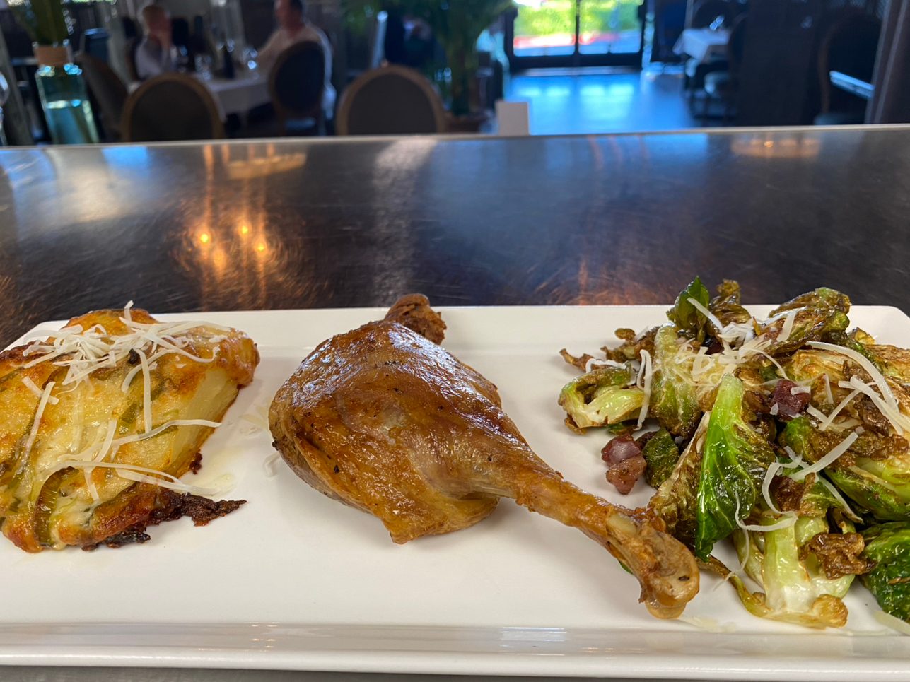 Duck Leg confit.