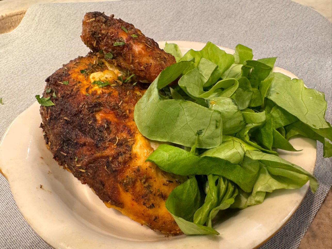 Quarter Breast - Rotisserie Chicken Au Jus.