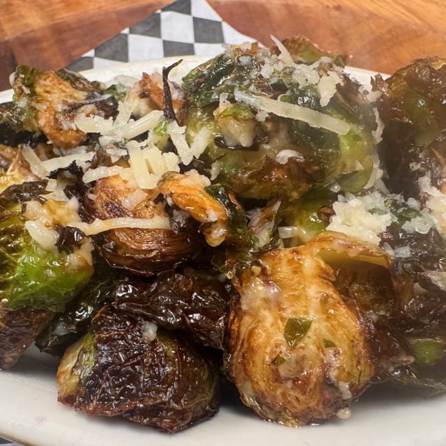 Charred Brussels Sprouts.