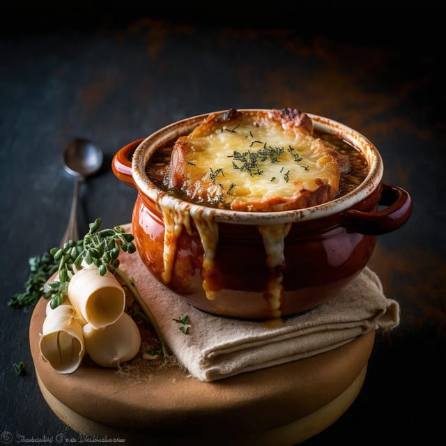 Soupe À L'oignon.