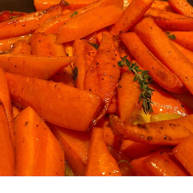 Honey Thyme Carrots.