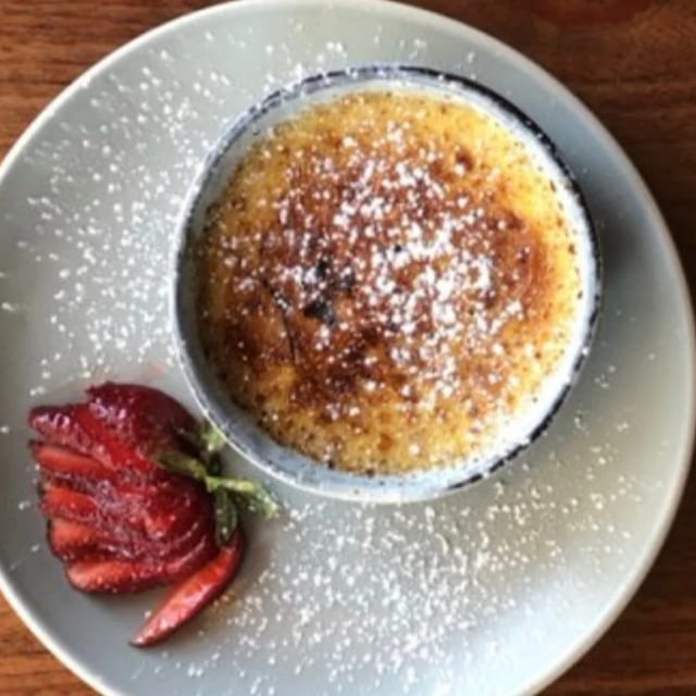 Tahitian Vanilla Crème Brulée.