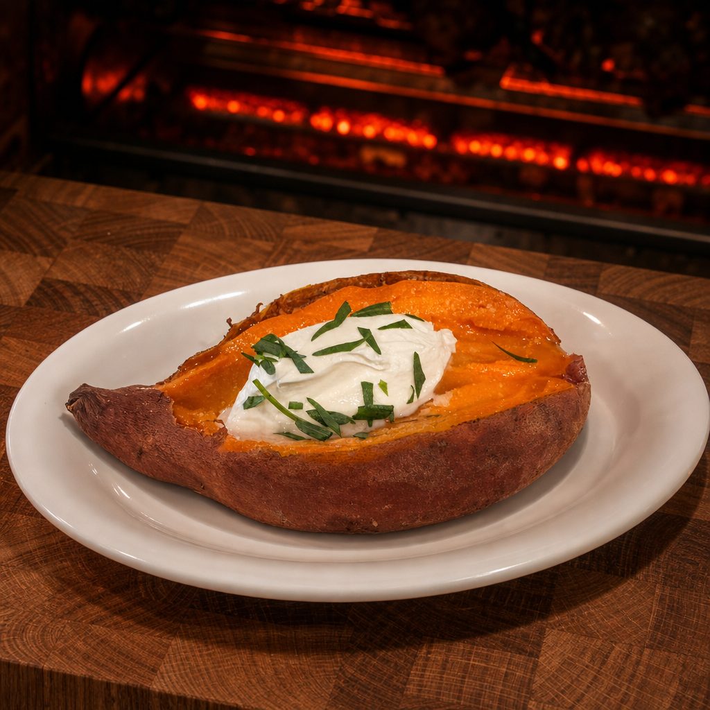 Baked Sweet Potato.