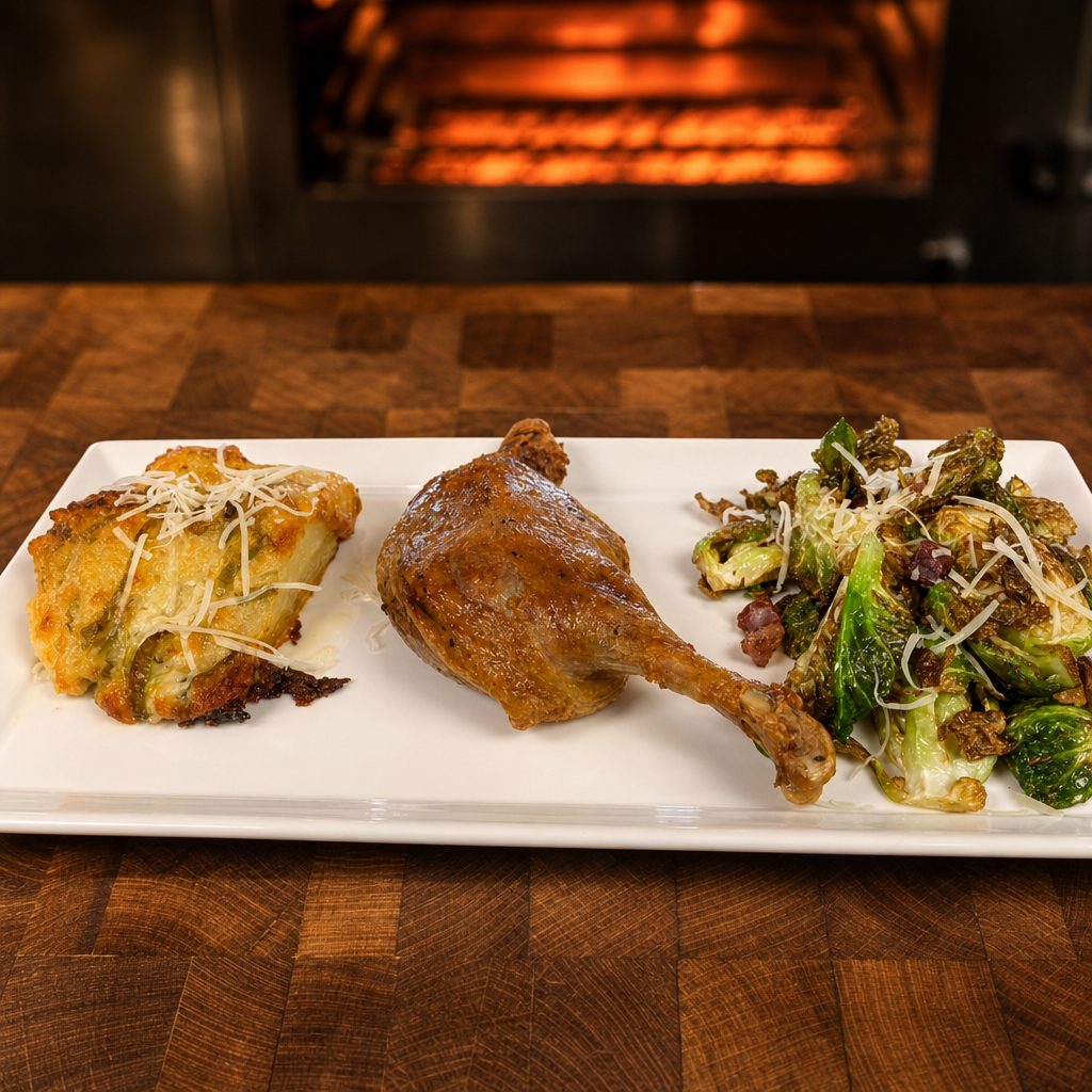Duck Leg confit.