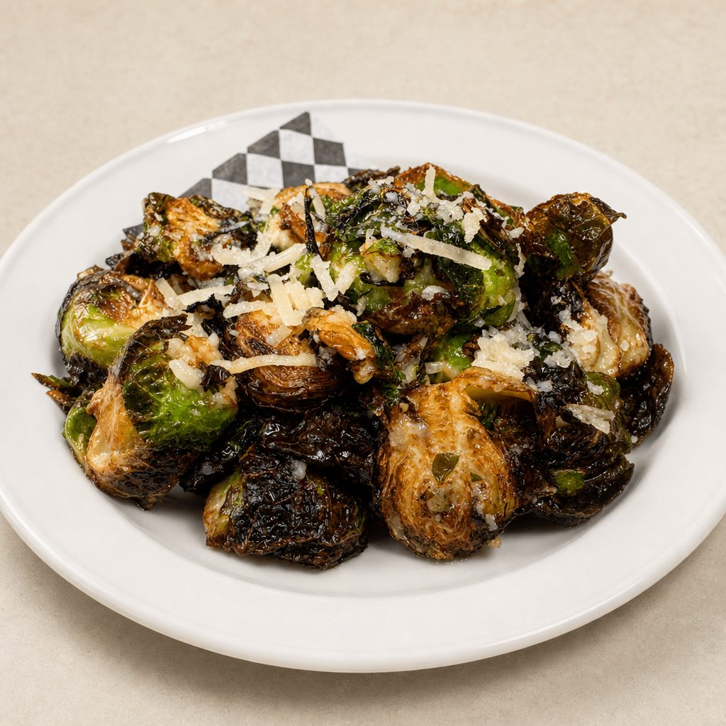 Charred Brussels Sprouts.